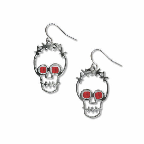 Two Skulls Earrings