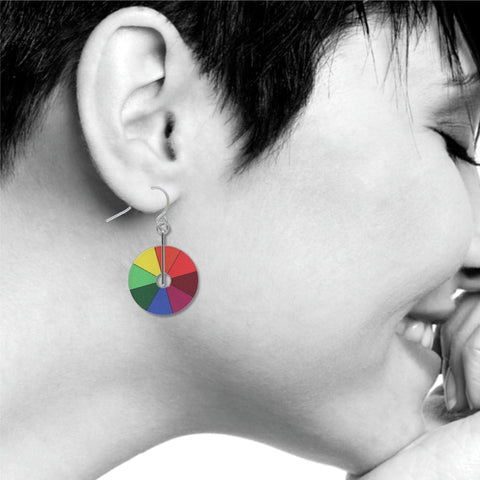 Tiffany Color Wheel Earrings