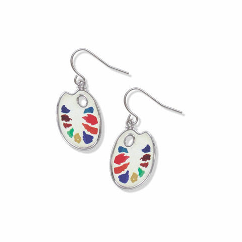 Watercolor Palette Earrings