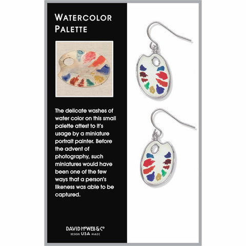 Watercolor Palette Earrings