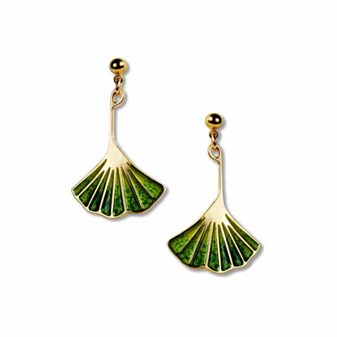 Ginkgo Leaf Earrings DHC - Mint Museum Store