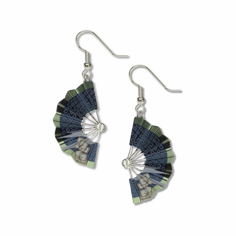 Kimono Fan Earrings