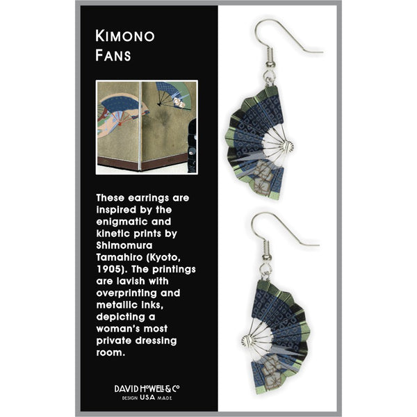 Kimono Fan Earrings