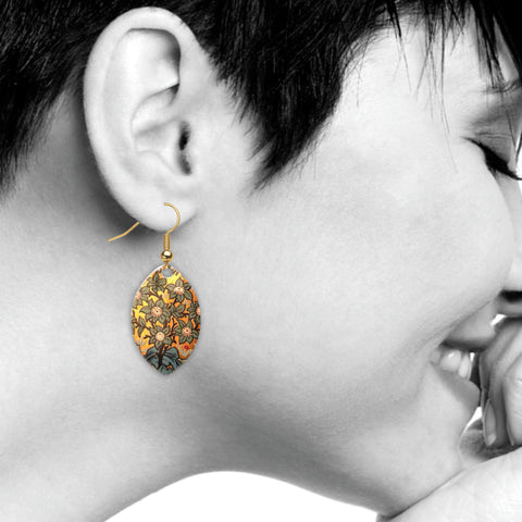 Morris Orchard Earrings Gold