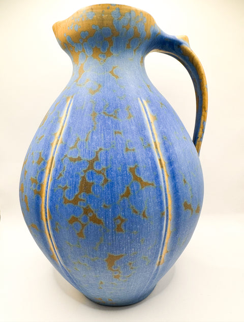 Melon Pitcher in Blue Stardust