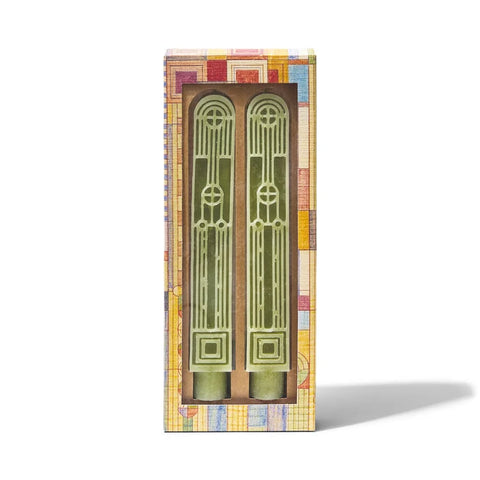 Frank Lloyd Wright Set of Two Taper Candles Saguaro Forms