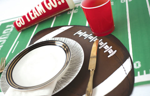 Die Cut Football Placemat