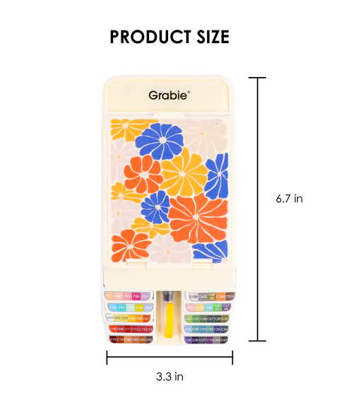 Foldable Watercolor Set of 56 with Water Brush Pen