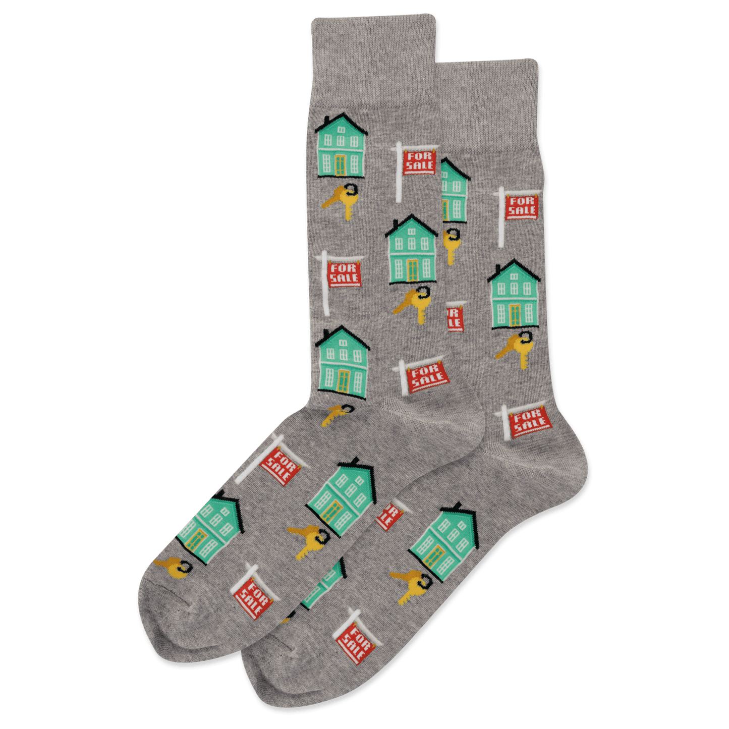 Grey Realtor Socks Men's