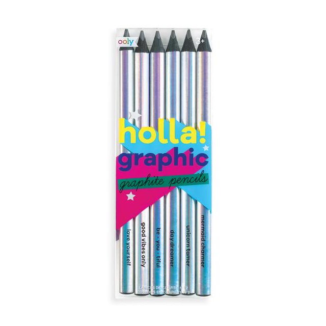 Holla! Graphic Graphite Pencils