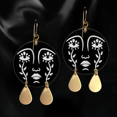 Phantom Mother Moon Earrings