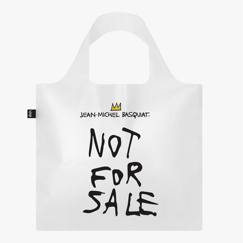 Basquiat Not for Sale Milky Transparent Bag
