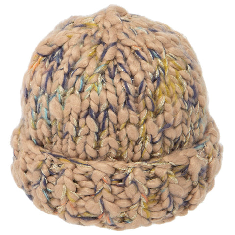 Peaches Chunky Cable Knit Beanie