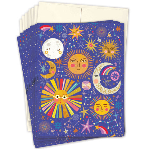 Suns & Moons Boxed Notecards