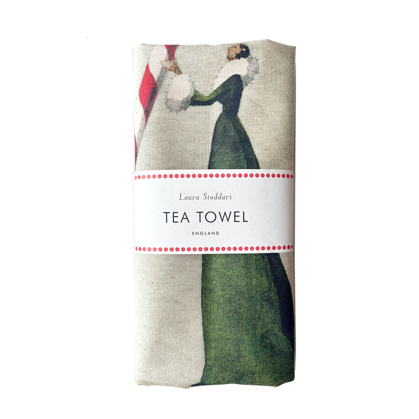 Candy Cane Tea Towel