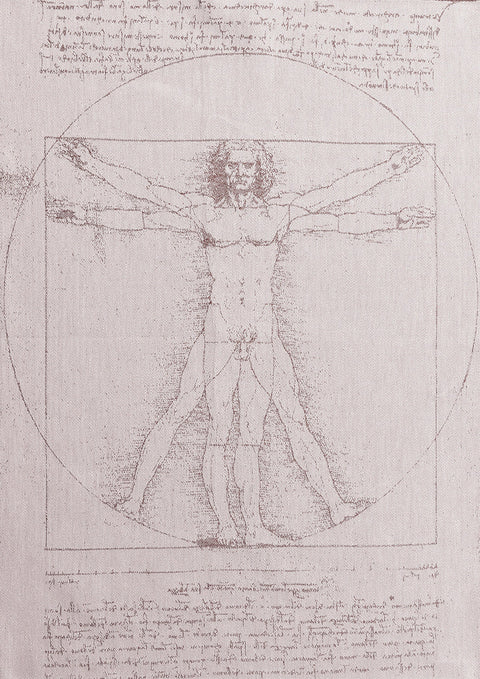 Vitruvian Man 3-pack Tea Towel Set