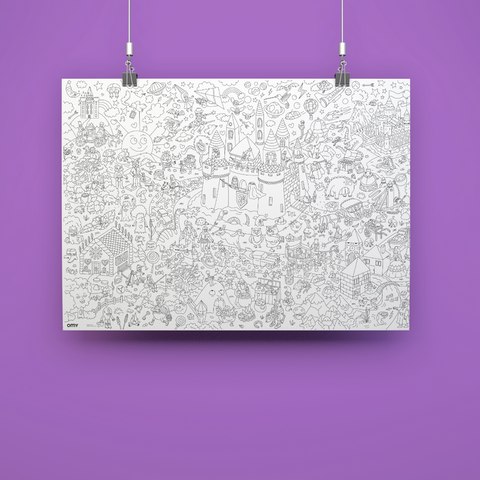 Magic Coloring Poster