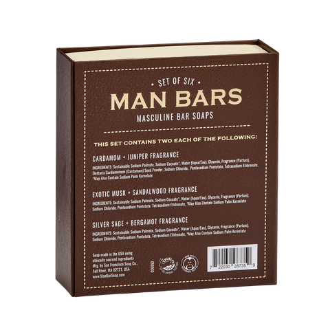 Set of 6 "Bean" Soaps