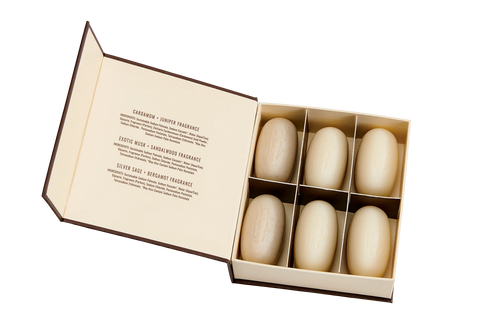 Set of 6 "Bean" Soaps