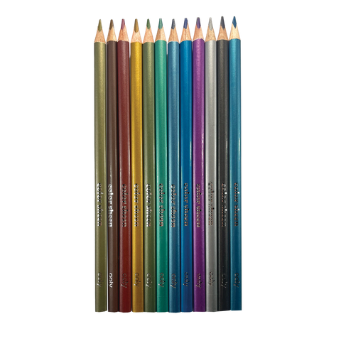 Color Sheen: Metallic Colored Pencils