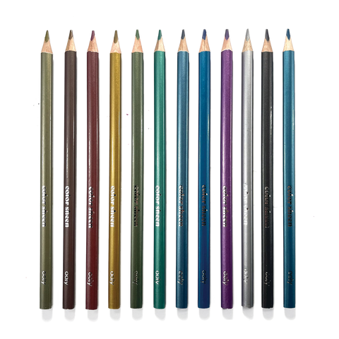 Color Sheen: Metallic Colored Pencils