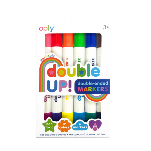 Double Up!: Double Ended Markers Set of 6