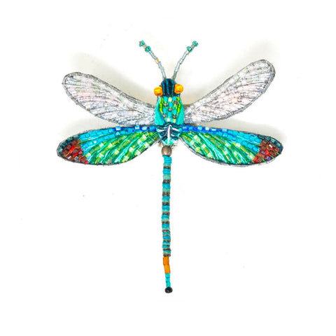 Greenwing Dragonfly Brooch