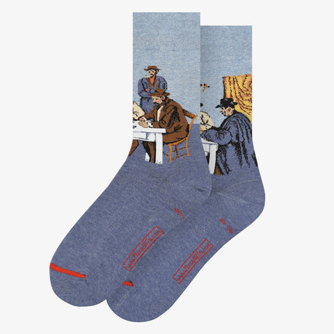 The Card Players II Socks