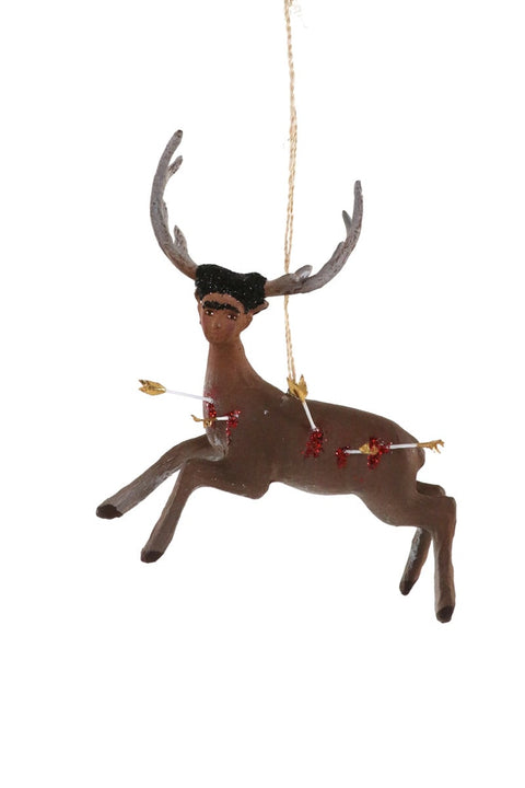 The Wounded Deer Ornament