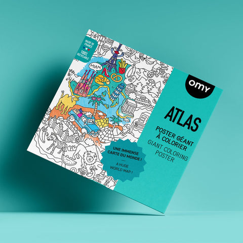 Atlas Coloring Poster