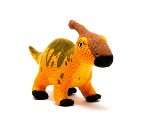 Knitted Parasaurolophus