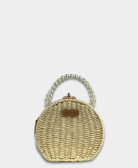 Lush Rattan Ivory Bag