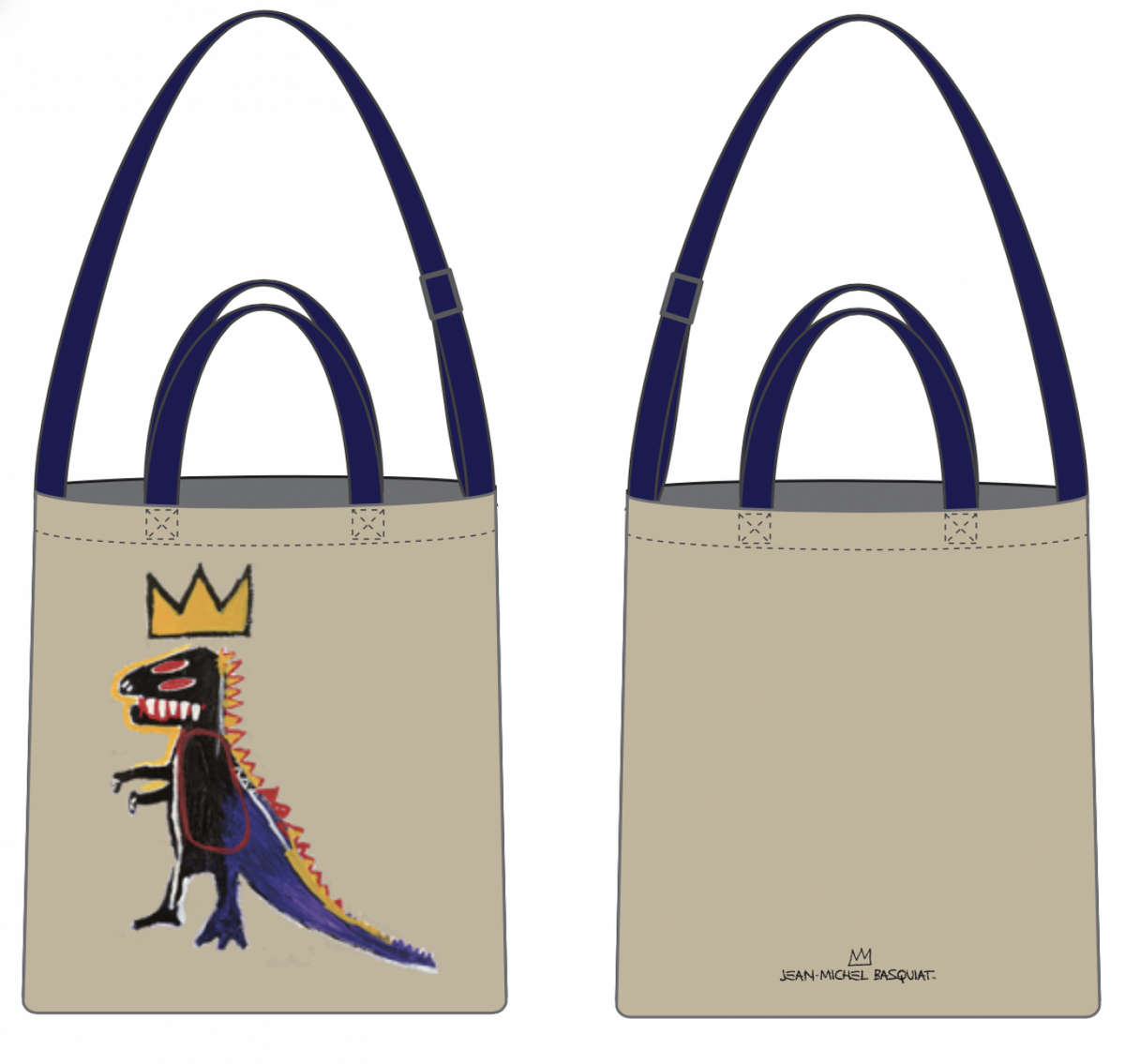 Basquiat Pez Dispenser Crossbody Bag