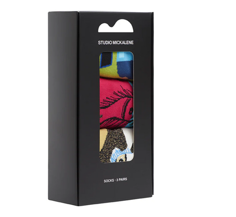 Mickalene Thomas Knit Boxed Sock Set of 3