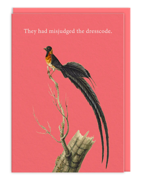 Misjudged Dress Code Greeting Card - Mint Museum Store