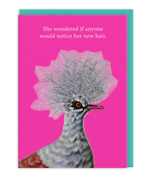 New Hair Greeting Card - Mint Museum Store