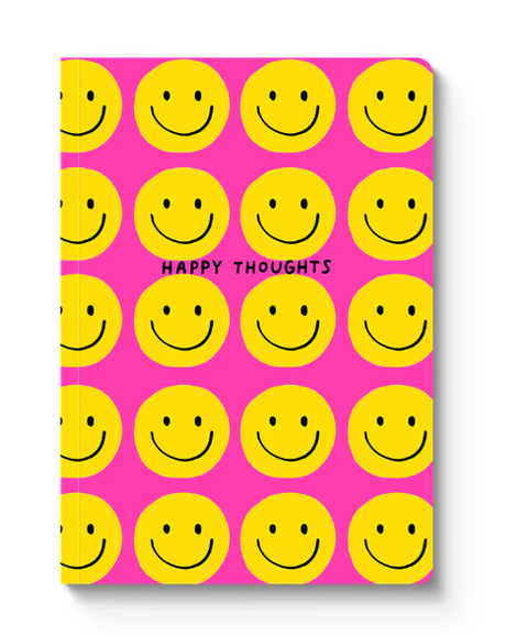 Happy Thoughts Smileys Paperback Notebook - Mint Museum Store