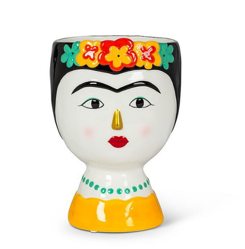 Medium Lady with Flowers Vase