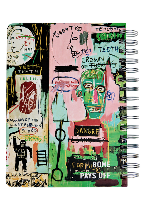 Basquiat in Italian Spiral Notebook