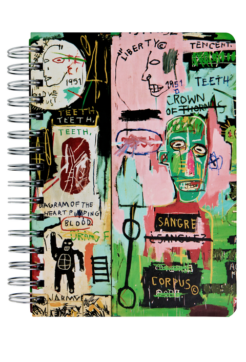 Basquiat in Italian Spiral Notebook