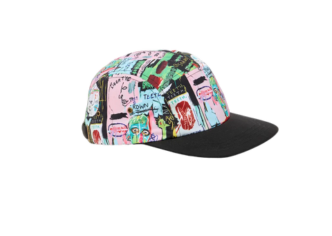 Basquiat in Italian 5 Panel Hat