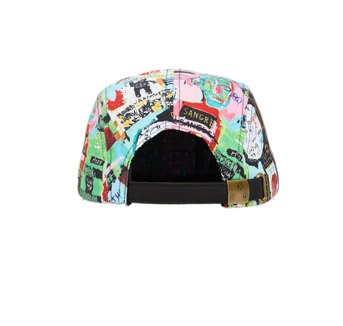 Basquiat in Italian 5 Panel Hat