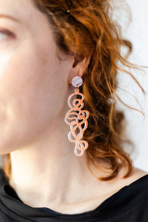 Squiggle Earring - Mint Museum Store