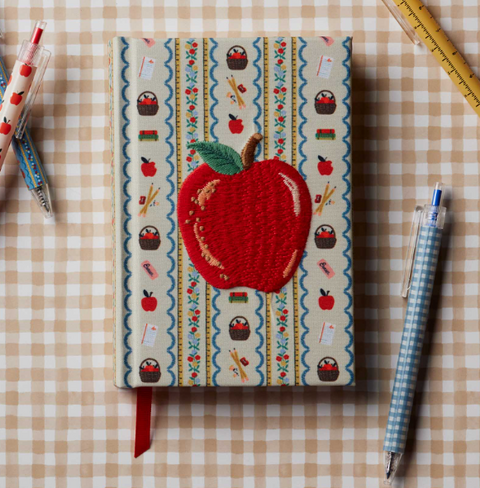 Schoolhouse Mini Embroidered Journal