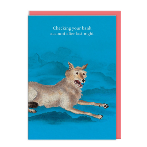 Bank Account Greeting Card