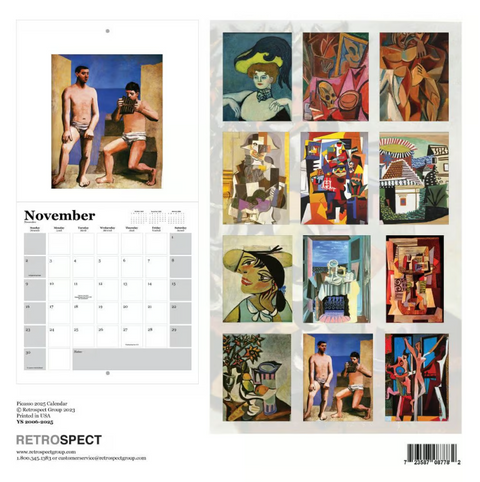 Picasso Wall Calendar 2025