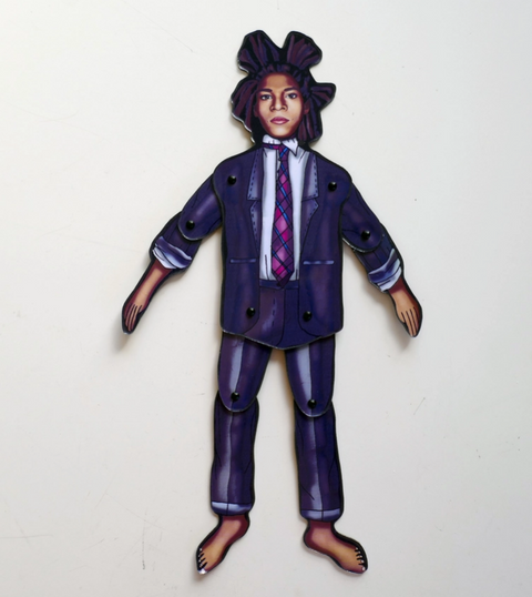 Interactive Magnet Set/Doll Jean-Michel Basquiat | Artists.