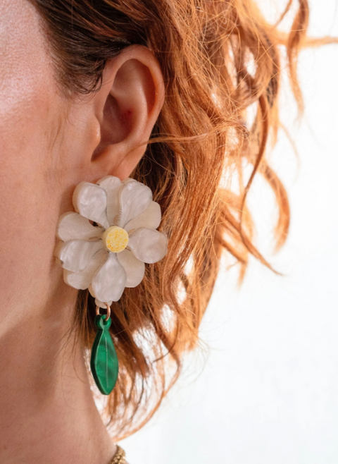 Magnolia Earring - Mint Museum Store