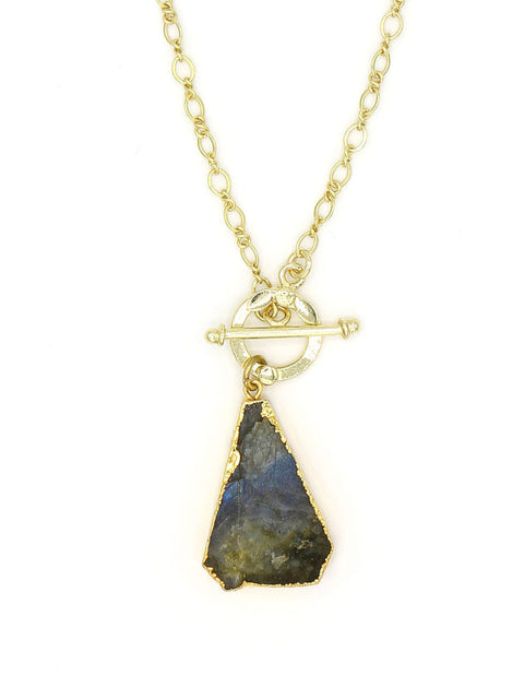 Simple Luxury Necklace Labradorite
