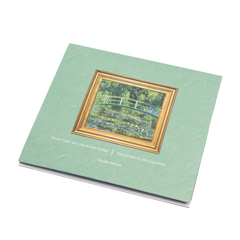 Japanese Bridge and Water Lilies Pop-Up Card